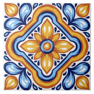 Azulejo Tile cerámico de estilo italiano mediterráneo