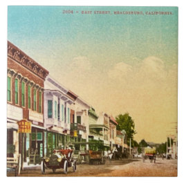 Azulejo Tile cerámico de Healdsburg East Street