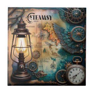 Azulejo Tile cerámico de la lámpara de gas de vapor