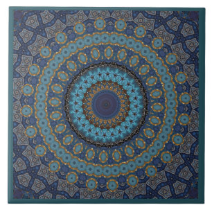 Azulejo Tile cerámico de Mandala