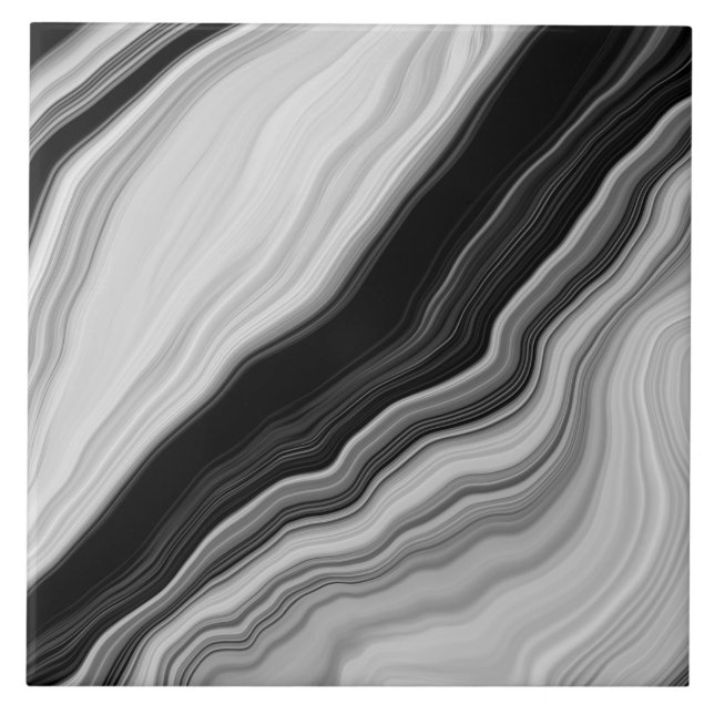 Azulejo Tile cerámico de textura de mármol moderno en blan (Frente)