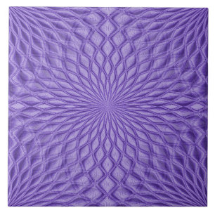 Azulejo Tile Cerámico Decorativo Púrpura Sin Precedentes