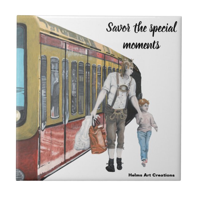 Azulejo Tile cerámico del Elf Berlin (Frente)