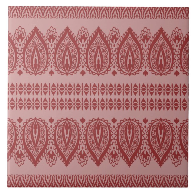 Azulejo Tile cerámico del este de India (Frente)