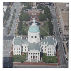 Azulejo Tile cerámico del tribunal de St. Louis