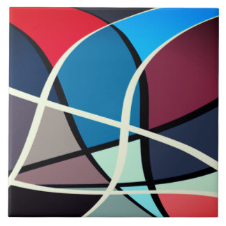 Azulejo Tile cerámico, grande (6" × 6") Patrón 01