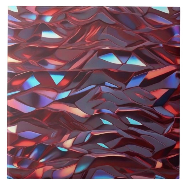 Azulejo Tile cerámico holográfico (Frente)