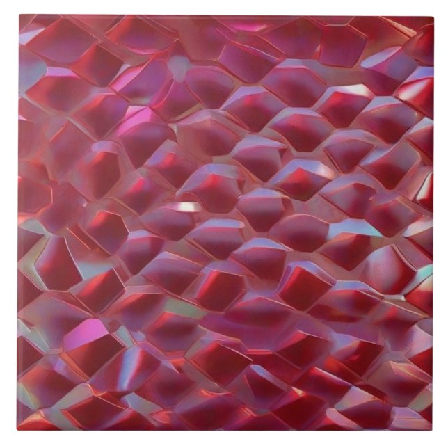 Azulejo Tile cerámico holográfico (Frente)