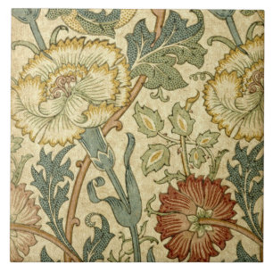 Azulejo Tile cerámico - Impresión de cosecha floral