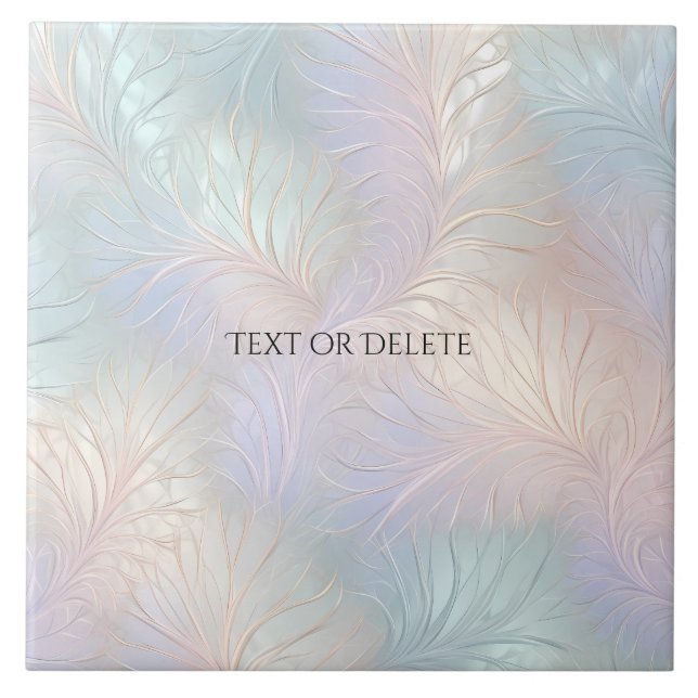 Azulejo Tile cerámico moderno abstracto irlandés (Frente)