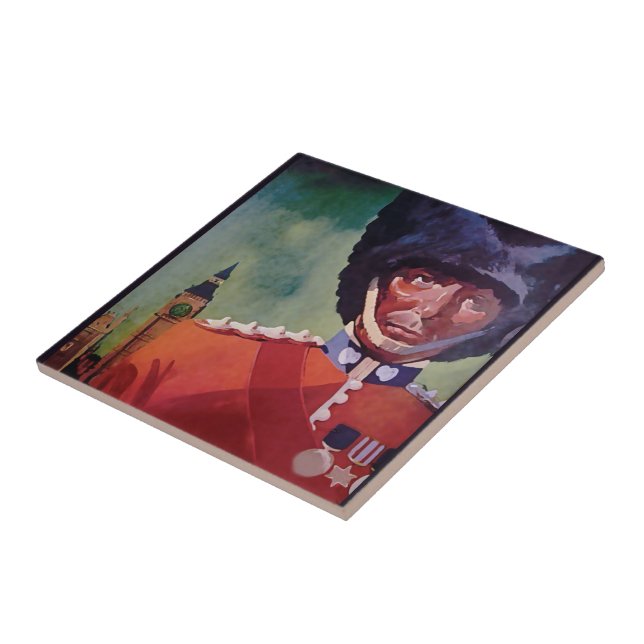 Azulejo Tile cerámico Poster de Londres (Lado)