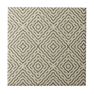 Azulejo Tile cerámico Tile Gold Black Stripe