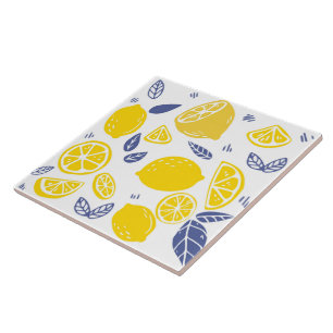 Azulejo Tile Cerámico/Trivet-Lemons Tile Cerámico