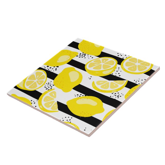 Azulejo Tile Cerámico/Trivet-Lemons Tile Cerámico (Lado)