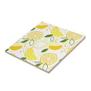 Azulejo Tile Cerámico/Trivet-Lemons Tile Cerámico