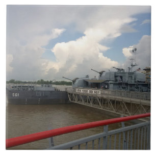 Azulejo Tile cerámico USS KIDD