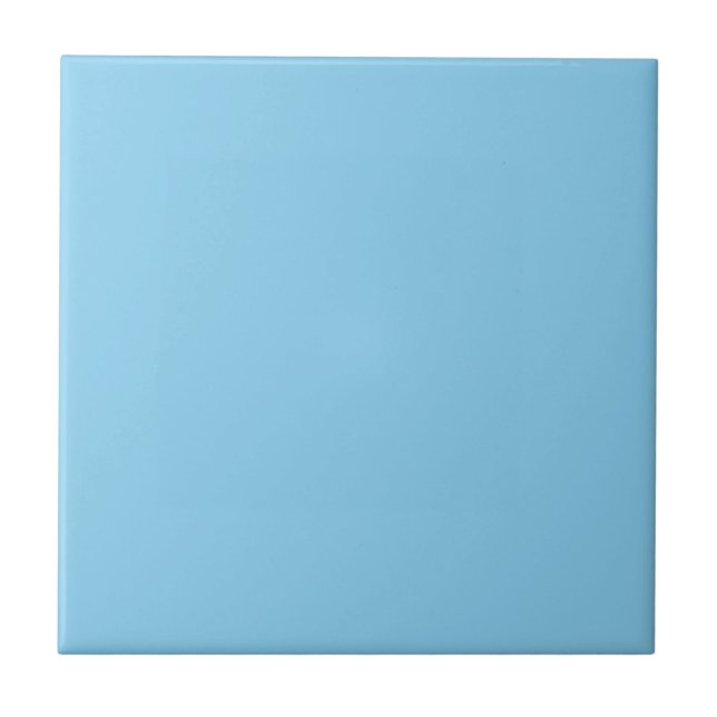 Azulejo Tile color azul bebé (Frente)
