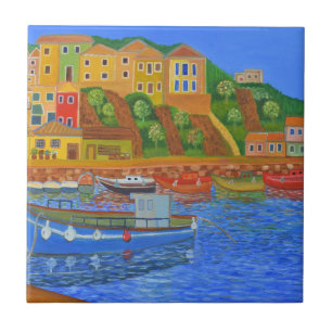 Azulejo Tile costero griego