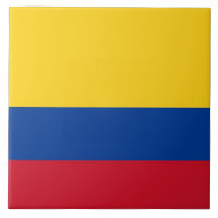 Tile de bandera colombiana