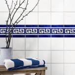 Azulejo Tile de borde de la llave del meandro griego<br><div class="desc">Tile de borde de la llave del meandro griego</div>