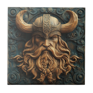 Azulejo Tile de cerámica 3D Viking