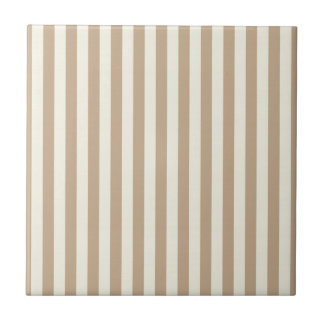 Azulejo Tile De Cerámica Beige Stripe