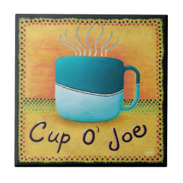 Azulejo Tile de cerámica Joe Coffee Lover