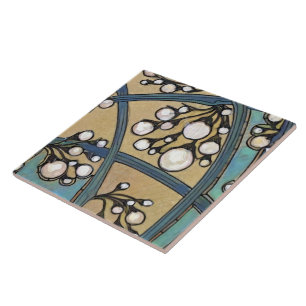 Azulejo Tile de cerámica vage Trivet Geométrico Art Deco