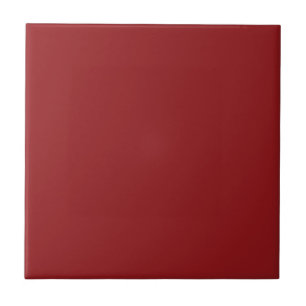 Azulejo Tile de color sólido rojo de crimson lisos
