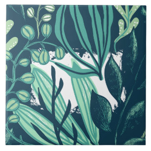 Azulejo Tile de diseño verde