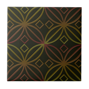 Azulejo Tile de inspiración celta en diseño gráfico