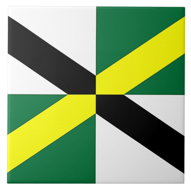 Azulejo Tile de la bandera de Monterey (Frente)