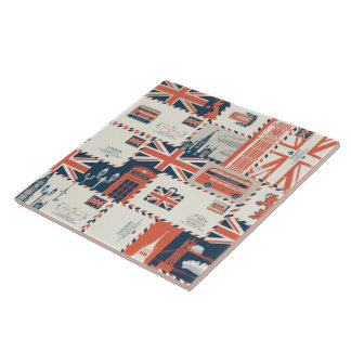 Azulejo Tile de London Post