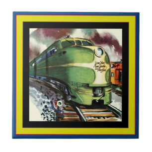 Azulejo Tile De Tren Vintage
