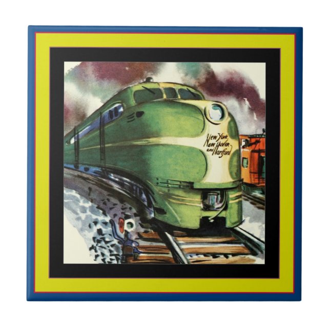 Azulejo Tile De Tren Vintage (Frente)