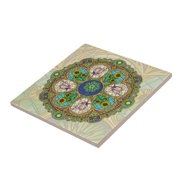 Azulejo Tile de Verano Nouveau (Lado)