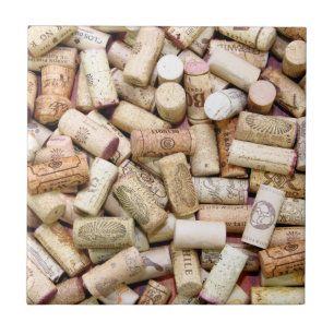 Azulejo Tile de Wine Corks