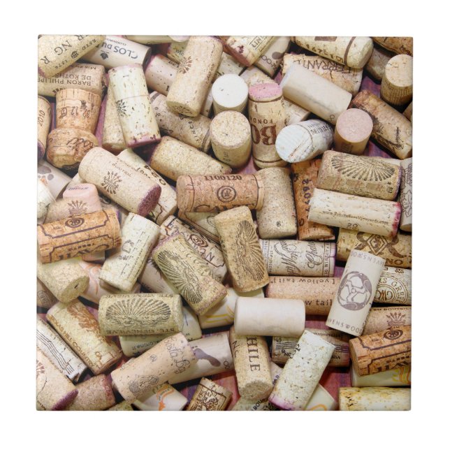 Azulejo Tile de Wine Corks (Frente)