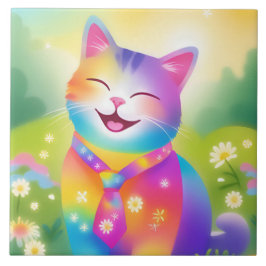 Azulejo Tile decorativo de Happy Kitten
