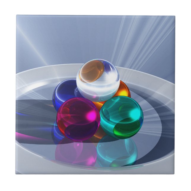 Azulejo Tile decorativo de luz de curva (Frente)