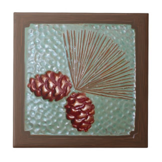 Azulejo Tile decorativo Ponderosa Pinecone