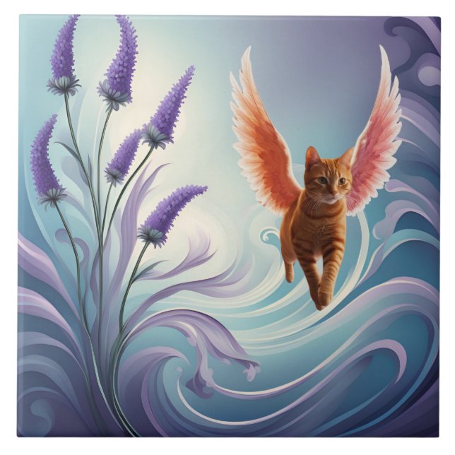 Azulejo Tile decorativo Tabby Angel (Frente)