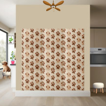 Tile del patrón de impresión de traza marrón oscur