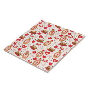 Azulejo Tile Día de Canadá