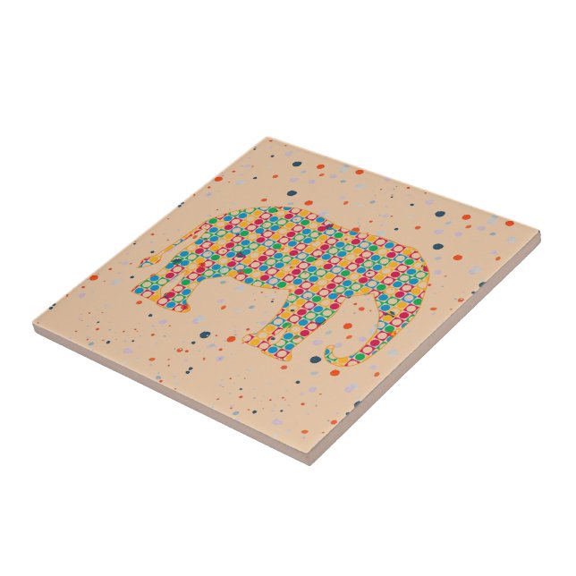 Azulejo Tile elefante cerámico (Lado)