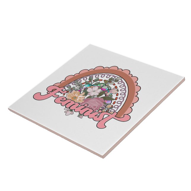 Azulejo Tile Feminista (Lado)