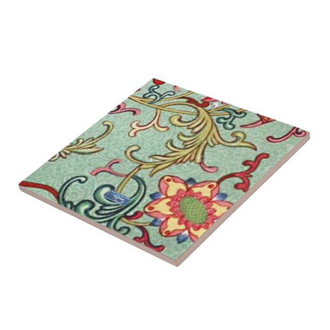 Azulejo Tile (Flor irlandesa) RFPMDesigns ©️ 2024 (Lado)