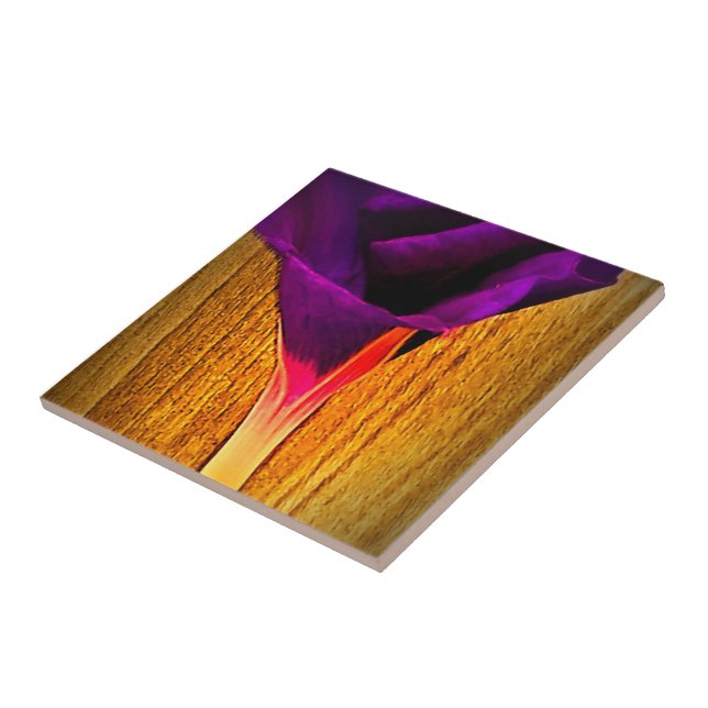 Azulejo Tile floral decorativo (Lado)