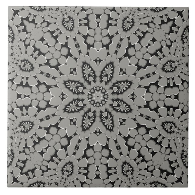 Azulejo Tile Gris Cerámico (Frente)