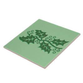 Azulejo Tile - Holly se va con bayas